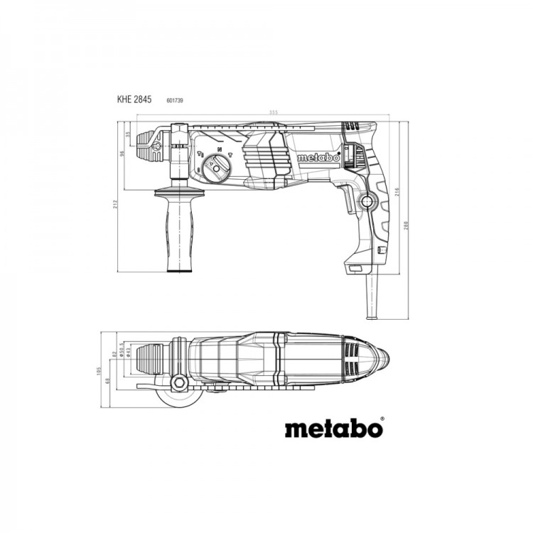 Перфоратор Metabo KHE 2845 (601739500) - фото 1