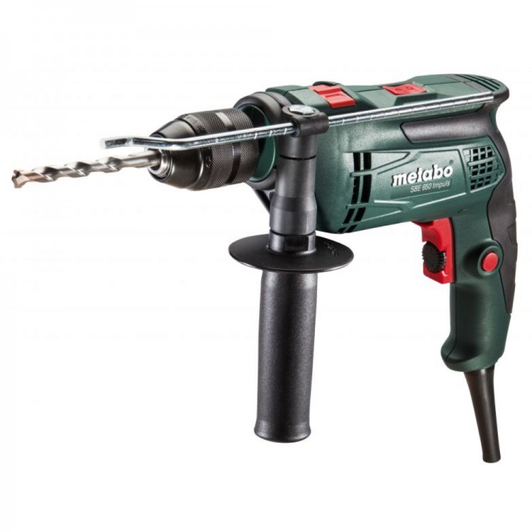Ударний дриль Metabo SBE 650 Impuls мережевий, 0.65 кВт (600743000)
