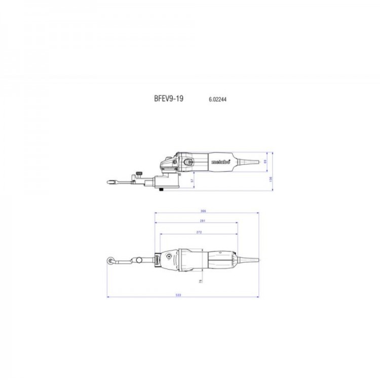 Стрічковий напилок Metabo BFE 9-20 Set (602244500) - фото 2