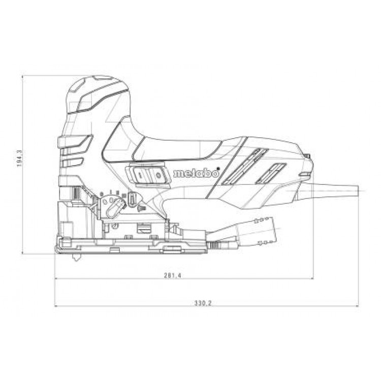Лобзик Metabo STE 140 PLUS (601403700) - фото 6