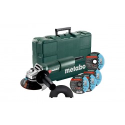 Кутова шліфувальна машина Metabo W 750-125 Set (603605680)