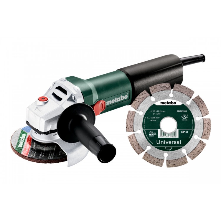 Комплект малої кутової шліфувальної машини WQ 1100-125 Set (610035920)