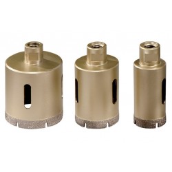 Набір алмазних коронок по кераміці Метабо Dry, 3 шт Набір алмазних коронок по кераміці Метабо Dry, 3 шт