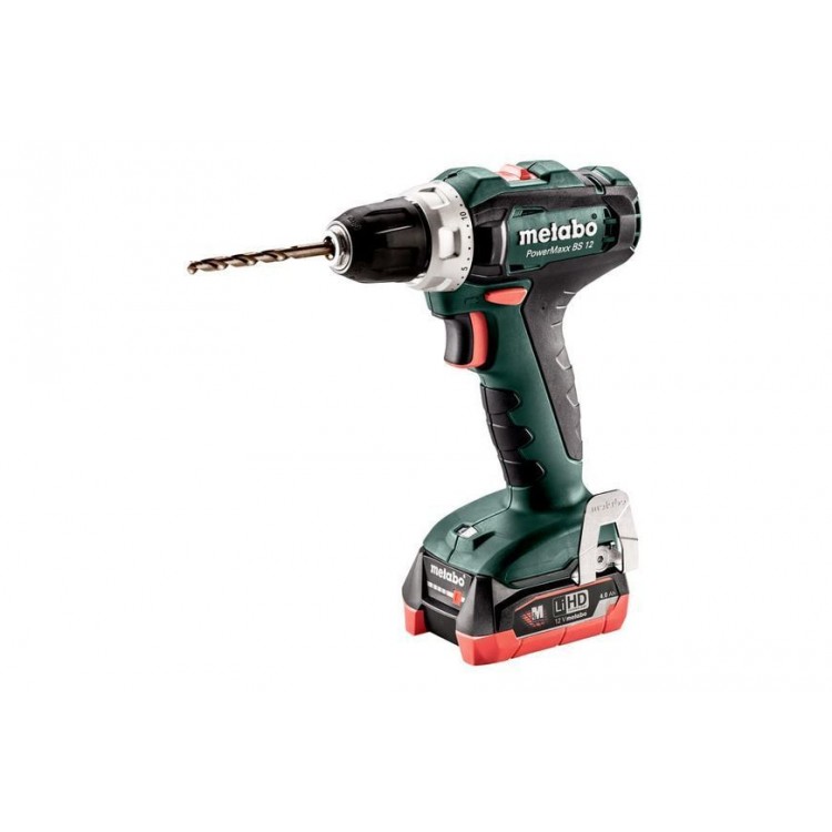Аккумуляторный шуруповерт Metabo PowerMaxx ВS 12 2X4 Aч