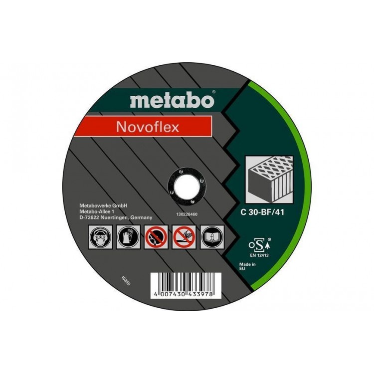 Отрезной круг по камню Metabo Novoflex 125x2,5x22,23