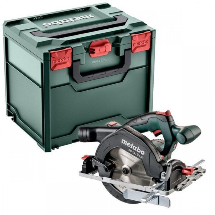 Акумуляторна ручна дискова пила Metabo KS 18 LTX 57 каркас в кейсі