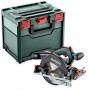 Акумуляторна ручна дискова пила Metabo KS 18 LTX 57 каркас в кейсі
