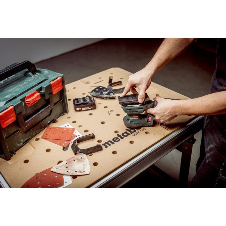 Акумуляторна багатофункціональна шліфувальна машина Metabo SM 18 LTX BL каркас в кейсі - фото 8