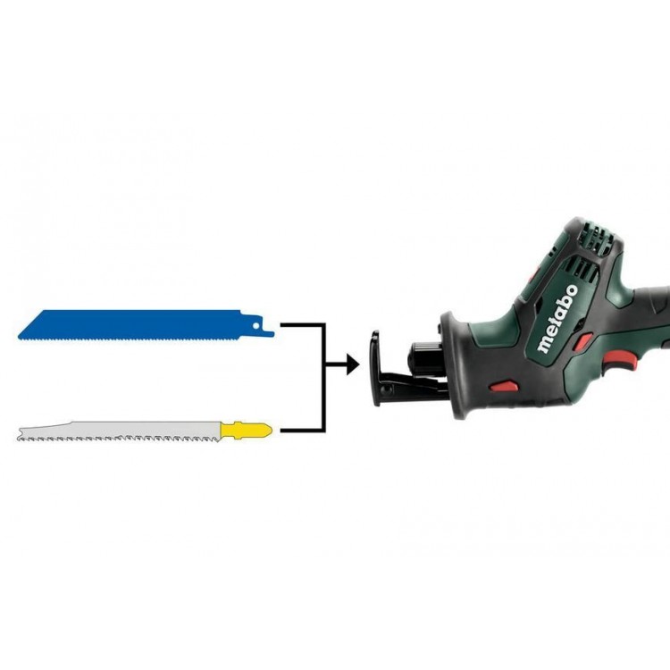 Акумуляторна шабельна пила Metabo SSE 18 LTX Compact каркас в кейсі - фото 3