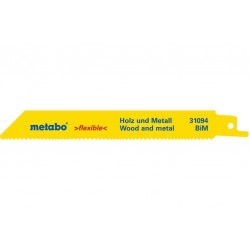 Сабельное полотно по дереву с гвоздями Metabo Flexible 150 мм, S 922 VF, 2 шт