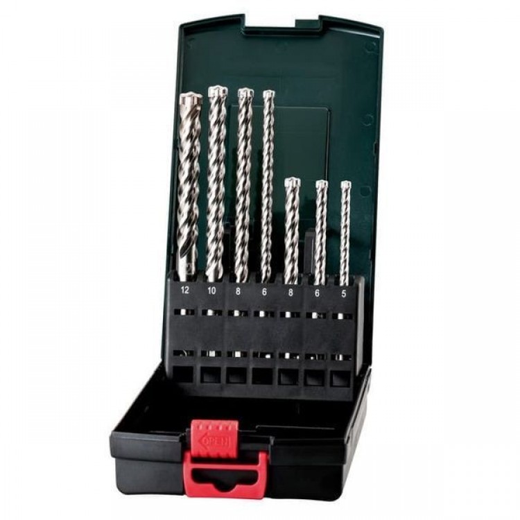 Набор буров Metabo SDS-Plus Pro 4 Premium из 7 предметов