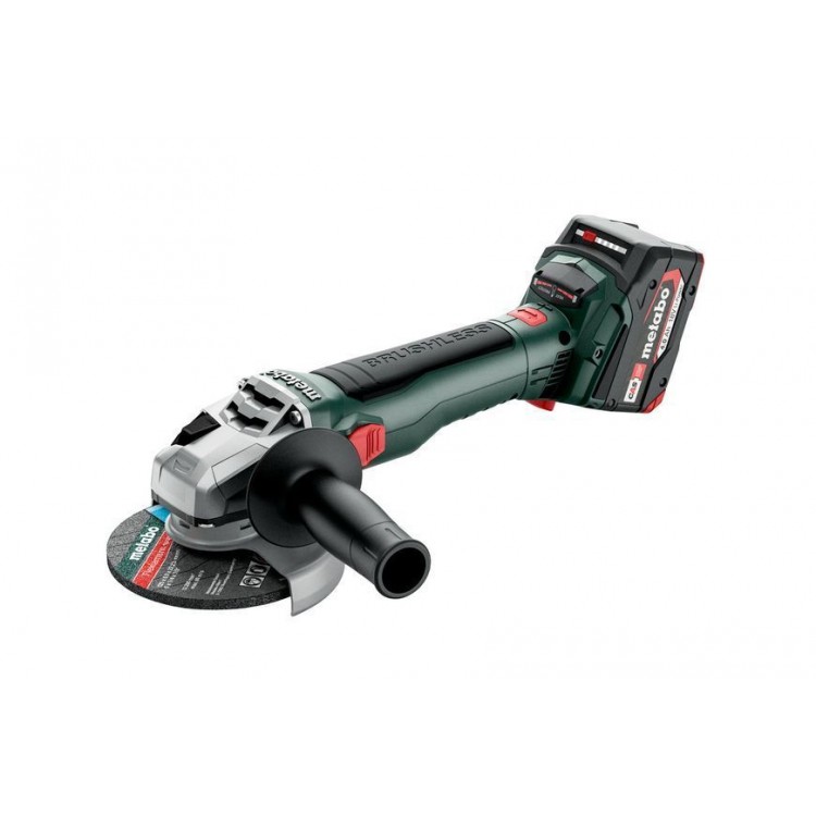 Акумуляторна болгарка Metabo W 18 LT BL 11-125 2х4.0 Аг