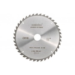 Пильный диск Metabo по дереву 216x30x2.4, 40 зубьев