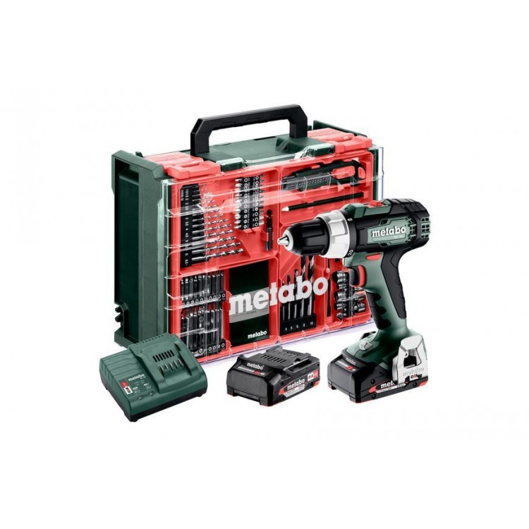 Акумуляторний дриль-шурупокрут Metabo BS 18 L 2х2.0 Аг Mobile Workshop