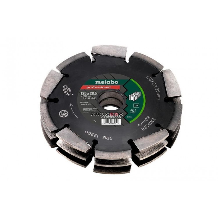 Алмазний фрезерний диск Metabo Professional UP 28.5x125 мм