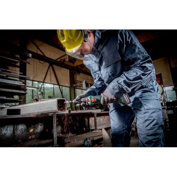 Акумуляторна прямошліфувальна машина Metabo GVB 18 LTX BL 11-28 каркас в кейсі - фото 4