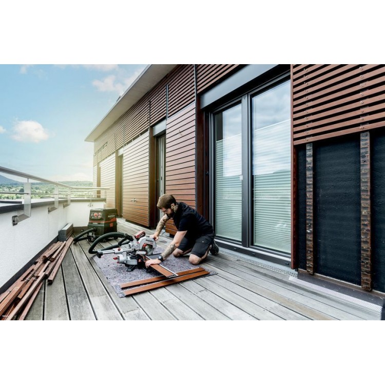 Акумуляторна торцювальна пила з протяжкою Metabo KGS 18 LTX BL 216 2х5.2 Аг - фото 6