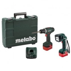 Аккумуляторный шуруповерт Metabo BS 12 NiCd + Фонарь Metabo ULA 12