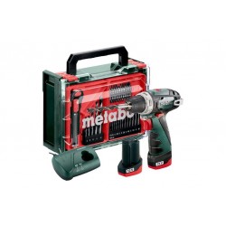 Акумуляторний дриль-шурупокрут Metabo PowerMaxx BS Basic 2х2.0 Аг Mobile Workshop Mini