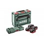 Комплект акумуляторних батарей Metabo LiHD 4х5.5 Аг 18 В з зарядним пристроєм в кейсі
