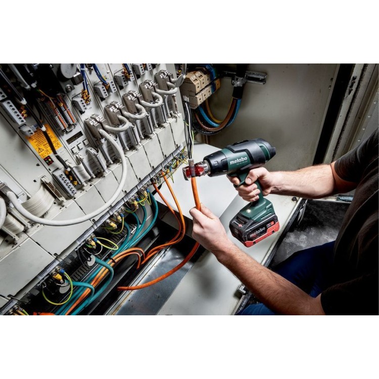 Акумуляторний термофен Metabo HG 18 LTX 500 каркас в кейсі - фото 1