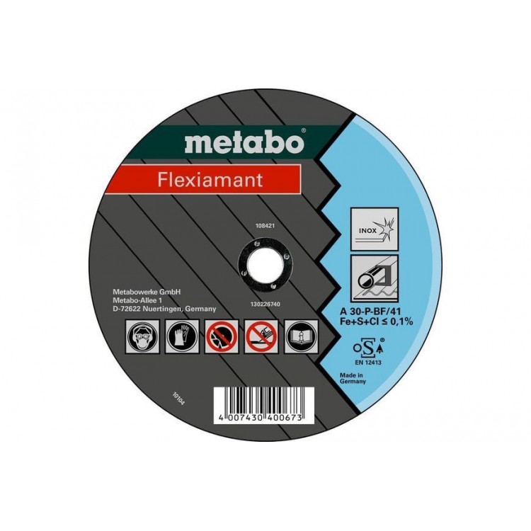 Отрезной круг Metabo Flexiamant Inox 180x 3 x 22.23
