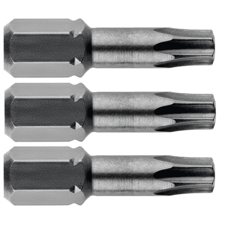 Біти Metabo Torx TX 15/20/25х25 мм