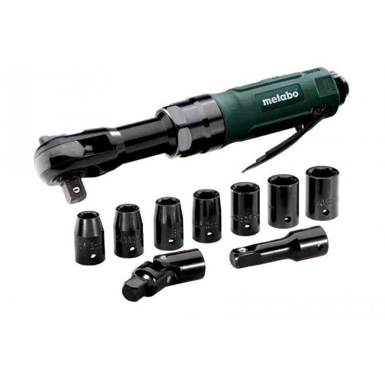 Пневматичний гайкокрут з тріскачкою Metabo DRS 68 Set