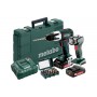 Аккумуляторный ударный шуруповерт Metabo SB 18 LT Set + ULA 14.4-18 LED