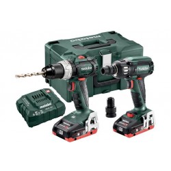 Комплект акумуляторних інструментів Metabo Combo Set 2.1.9 18 V Комплект акумуляторних інструментів Metabo Combo Set 2.1.9 18 V
