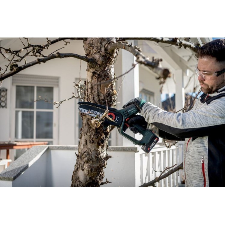 Акумуляторна ланцюгова пила Metabo MS 18 LTX 15 каркас - фото 8