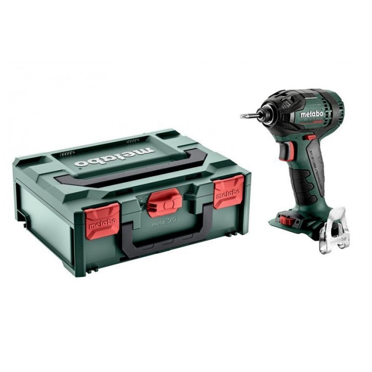 Акумуляторний ударний гвинтокрут Metabo SSD 18 LTX 200 BL каркас в кейсі