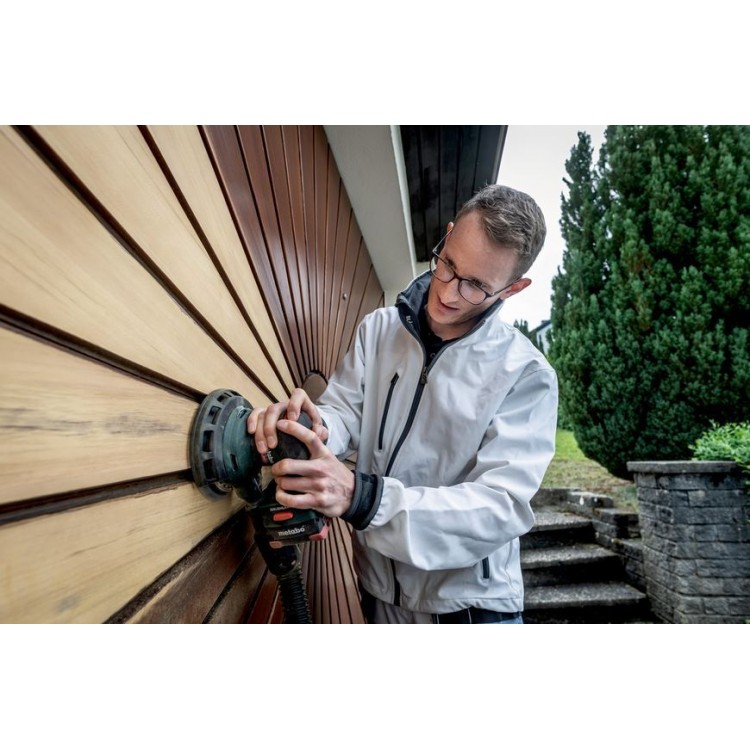Акумуляторна ексцентрикова шліфувальна машина Metabo SXA 18 LTX 150 BL каркас в кейсі - фото 3