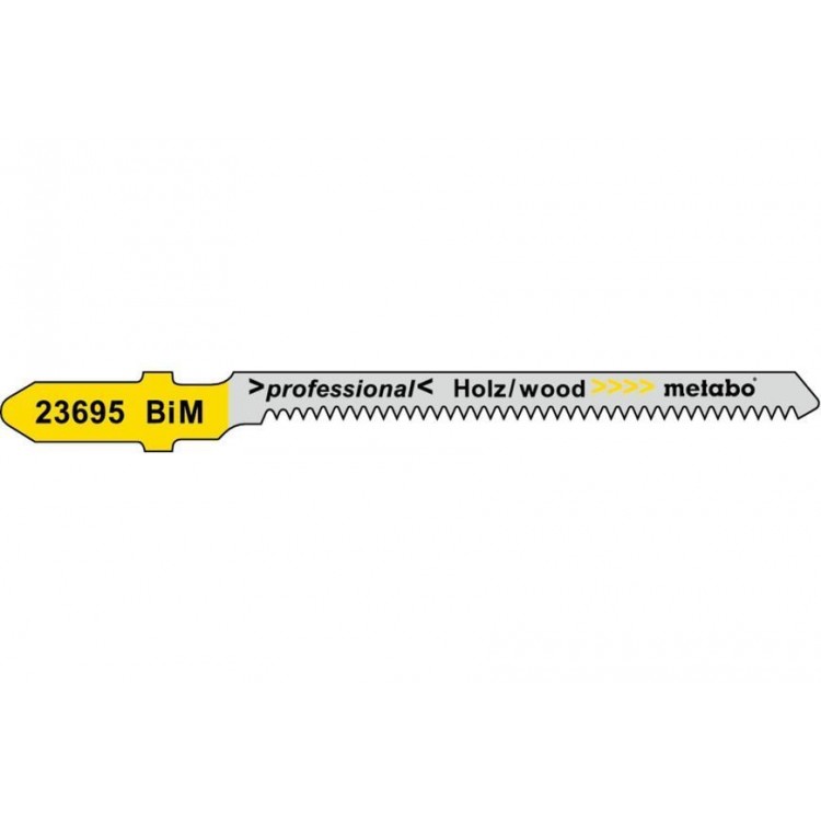 Лобзиковое полотно для дерева Metabo Professional 57 мм T 101 AOF, 5 шт