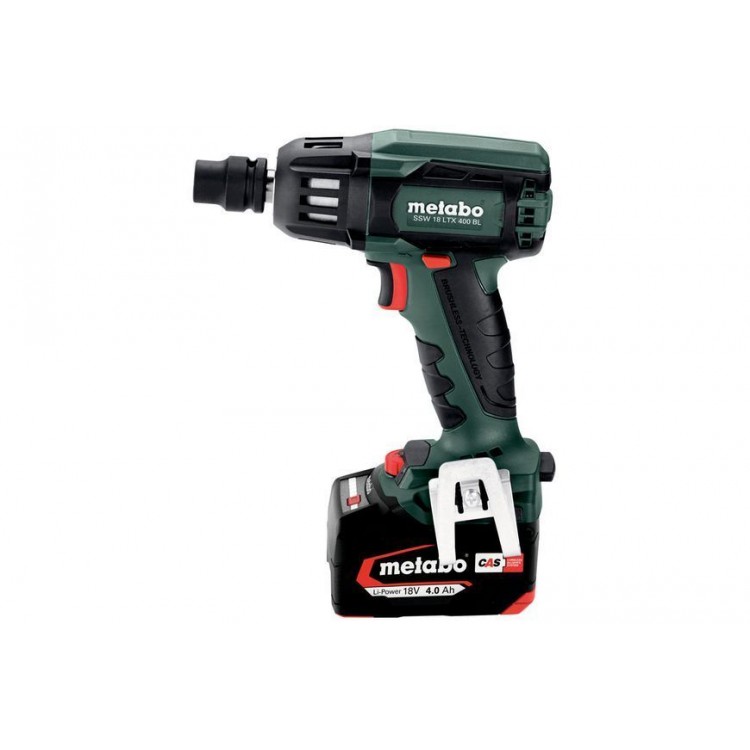 Акумуляторний ударний гайкокрут Metabo SSW 18 LTX 400 BL 2х4.0 Аг - фото 1