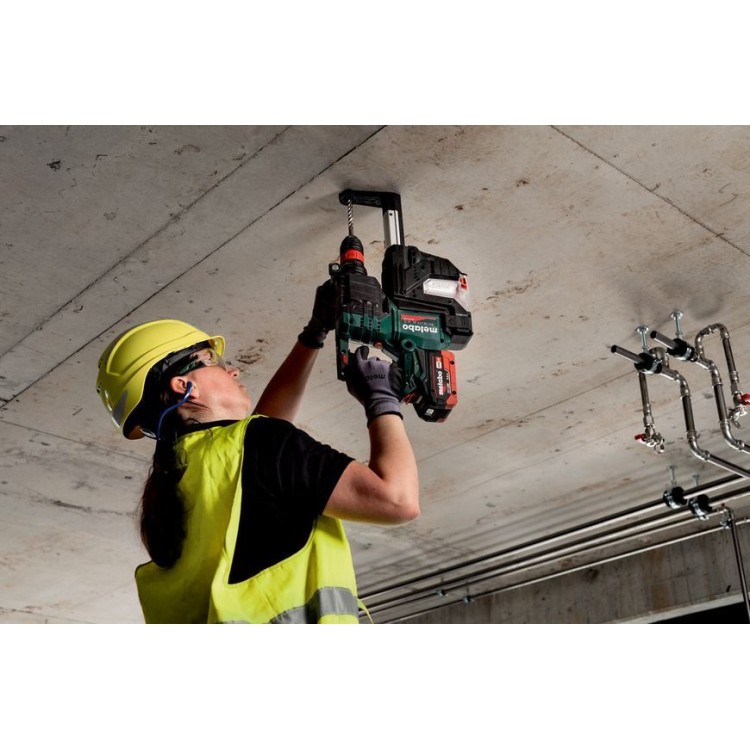 Акумуляторний перфоратор Metabo KH 18 LTX BL 28 Q SET ISA 2х5.5 Аг - фото 4