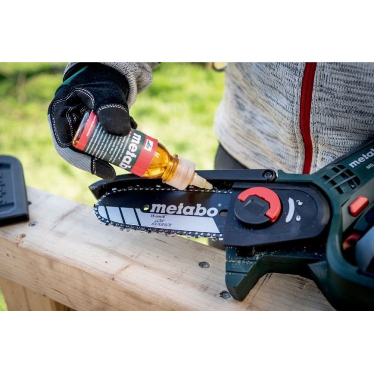 Акумуляторна ланцюгова пила Metabo MS 18 LTX 15 1х2.0 Аг - фото 4