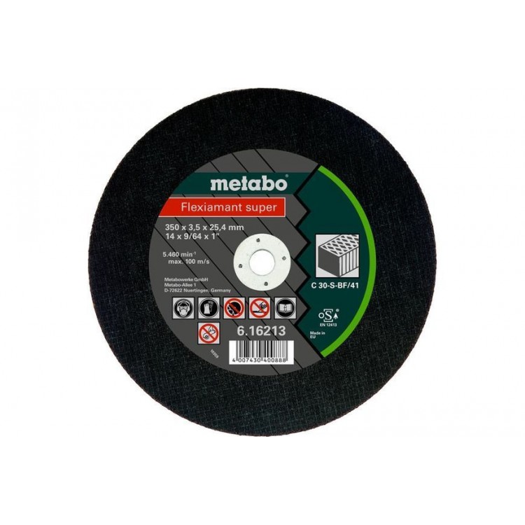 Отрезной круг по камню Metabo Flexiamant Super 350x3,5x25.4 мм C 30-S