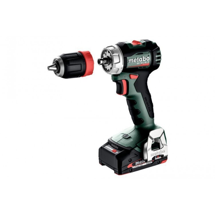 Акумуляторний дриль-шурупокрут Metabo BS 18 L BL Q 2х2.0 Аг - фото 1