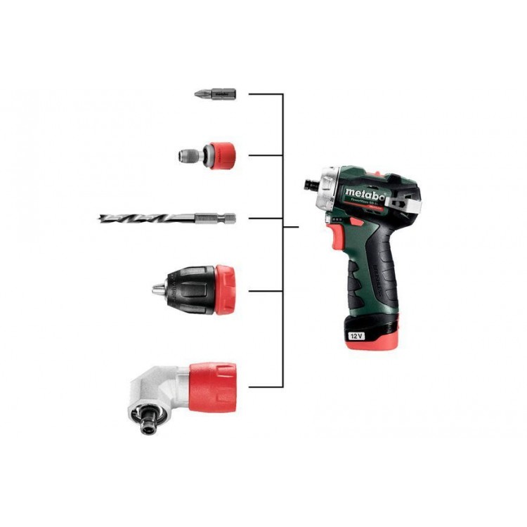 Акумуляторний дриль-шурупокрут Metabo PowerMaxx BS BL Q 2х2.0 Аг - фото 5