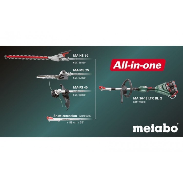 Акумуляторний багатофункціональний привід Metabo MA 36-18 LTX BL Q каркас - фото 1