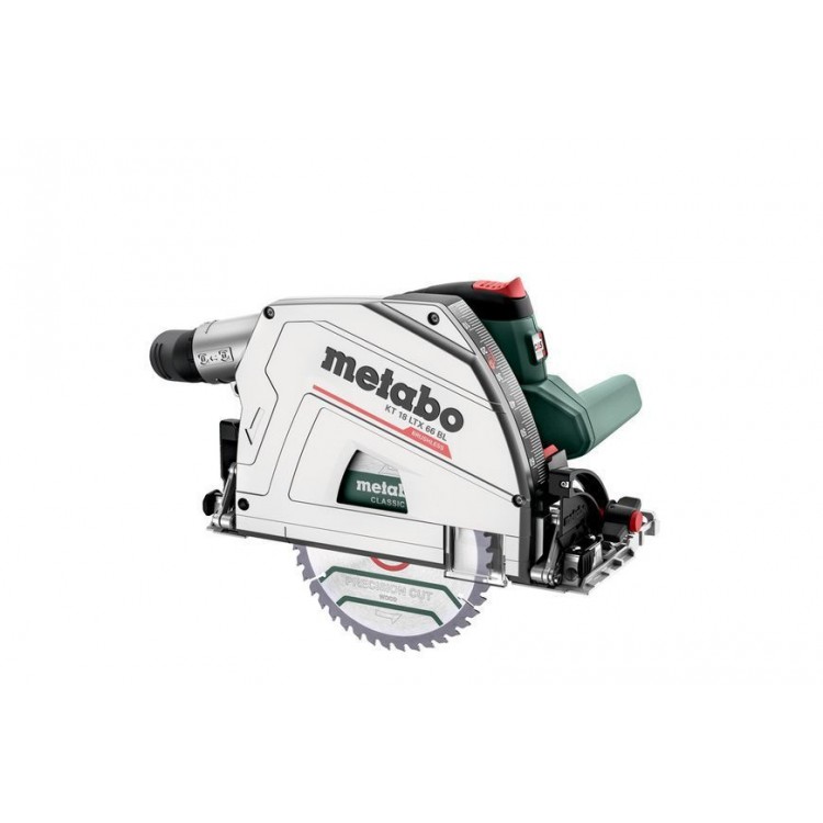 Акумуляторна занурювальна дискова пила Metabo KT 18 LTX 66 BL каркас в кейсі
