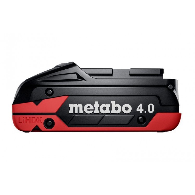 Комплект акумуляторних батарей Metabo LiHDX 2х4 Аг 18 В з зарядним пристроєм - фото 1
