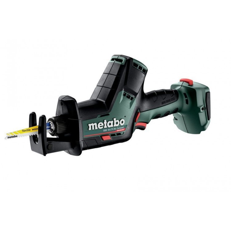 Акумуляторна шабельна пила Metabo SSE 18 LTX BL Compact каркас в кейсі - фото 1