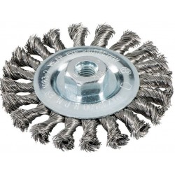 Кругла пряма щітка для болгарок Metabo 125х10х0.50 мм, плетена