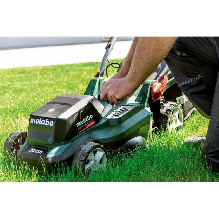 Акумуляторна газонокосарка Metabo RM 36-18 LTX BL 36 2х5.2 Аг - фото 12