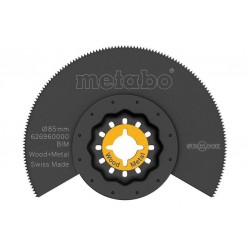 Пильное полотно по дереву с металлом для мультиинструмента BiM Ø 85 мм Metabo