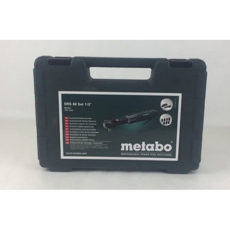 Пневматичний гайкокрут з тріскачкою Metabo DRS 68 Set - фото 3