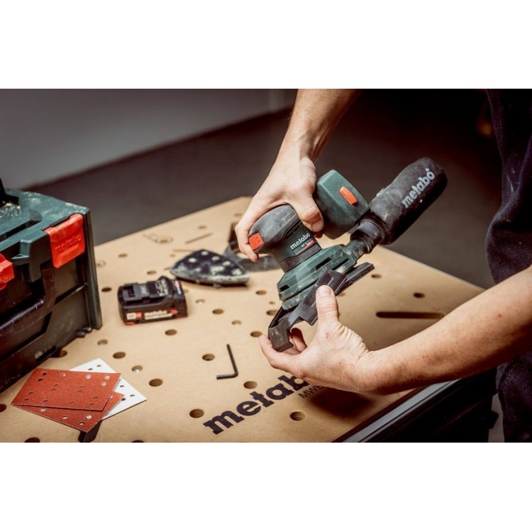 Акумуляторна багатофункціональна шліфувальна машина Metabo SM 18 LTX BL каркас в кейсі - фото 7