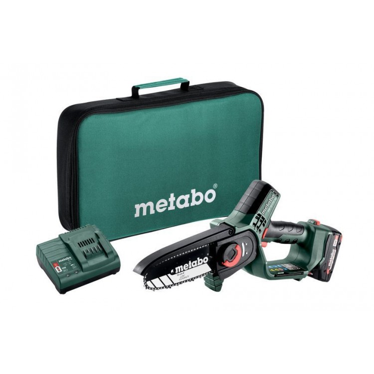 Акумуляторна ланцюгова пила Metabo MS 18 LTX 15 1х2.0 Аг